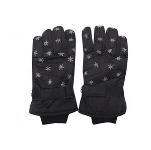 Juniorské zimní lyžařské rukavice C04 černá