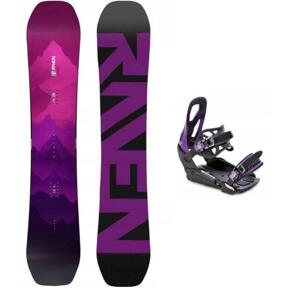 Raven Destiny dámský snowboard + Raven S230 Black/violet vázání - 139 cm + S/M (EU 37-41)