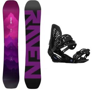 Raven Destiny dámský snowboard + Gravity G2 Lady black vázání - 139 cm + M (EU 38-42)