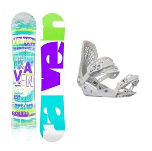 Raven Venus dámský snowboard + Gravity G2 Lady white vázání - 150 cm + M (EU 38-42)