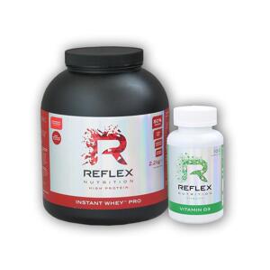 Reflex Nutrition Instant Whey PRO 2200g + Vitamin D3 100 cps - Čokoláda