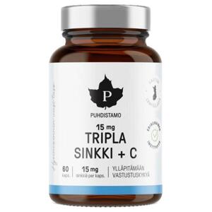 Puhdistamo Triple Zinc 15mg + Vitamin C 120 kapslí