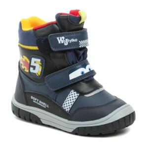 Wojtylko 3Z24098 modré dětské zimní boty - EU 26