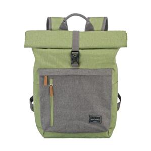 Travelite Basics Roll-up Backpack Green/Grey batoh
