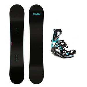 Raven Pure mint dámský snowboard + Raven FT360 black/mint dámské vázání - 139 cm + M (EU 39-42)