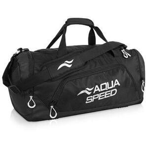 Aqua-Speed Duffle Bag L sportovní taška černá-bílá - 1 ks