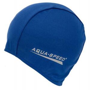 Aqua-Speed Polyester koupací čepice modrá