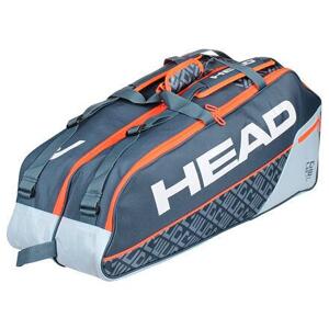 Head Core 6R Combi 2020 taška na rakety šedá