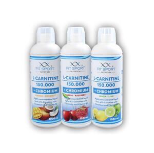 FitSport Nutrition 3x L-Carnitine 150000 + Chromium 1000ml