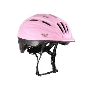 NILS MTV62J růžová helma - M(55-58 cm)