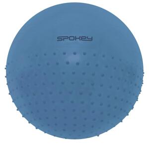 Spokey HALF FIT 2v1 Masážní gymnastický míč, 55 cm, modrý