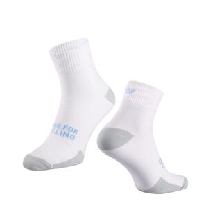 Force Ponožky EDGE bílo-šedé - L-XL/EU 42-46