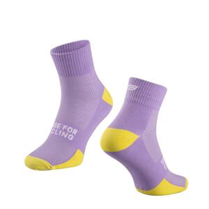 Force Ponožky EDGE fialovo-fluo - fialovo-zelené L-XL/EU 42-46