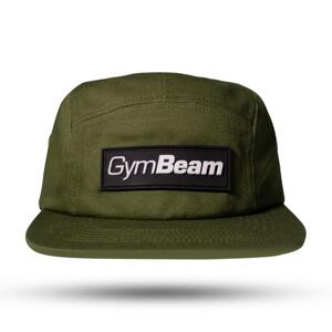 GymBeam Kšiltovka 5Panel cap Military Green - vojenská zelená