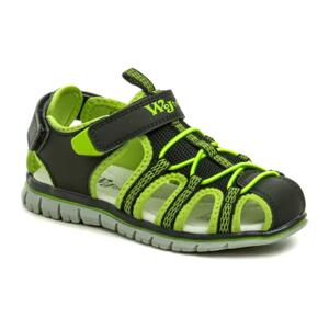 Wojtylko 5S24440C černo zelené dětské sandály - EU 35