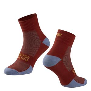 Force Ponožky EDGE červeno-modré - L-XL/ EU 42-46