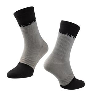 Force Ponožky MOVE šedo-černé - L-XL/EU 42-46