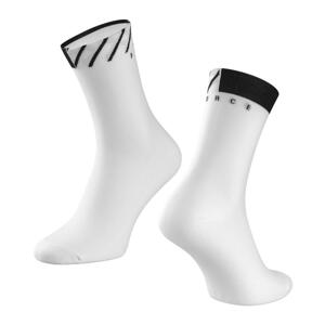 Force Ponožky MARK bílé - L-XL/EU 42-46