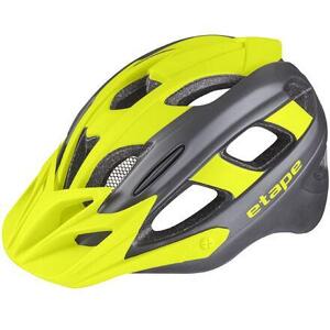 Etape Hero dětská cyklistická helma antracitová-žlutá - XS-S 48-53 cm