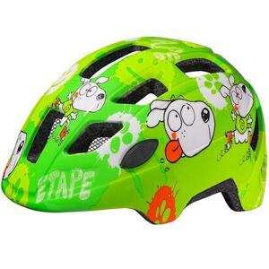 Etape Kitty 2.0 dětská cyklistická helma zelená - XS-S 48-52 cm